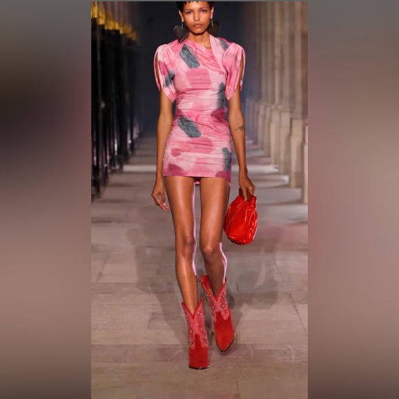 Pink Isabel Marant Western Boots - Picture 2 of 5